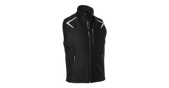 Softshell-Weste BODYFORCE schwarz Gr. 2XL