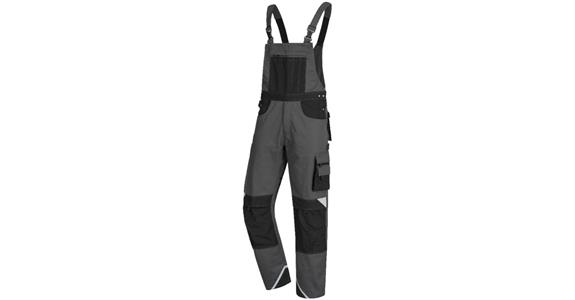 Latzhose MOTION TEX PLUS grau/schwarz Gr.102