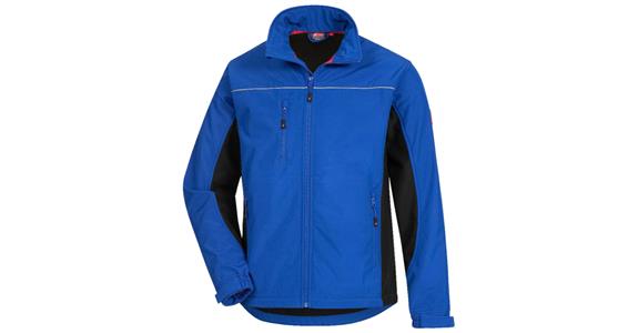 Softshell-Jacke Motion Tex kornblau/schwarz Gr.S