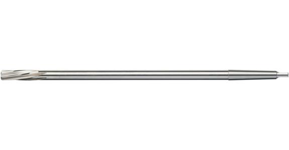 ATORN Reibahle lang HSSE Z=8 B 10 Grad 14,0 mm H7 x 245 mm x 22 mm MK DIN 208