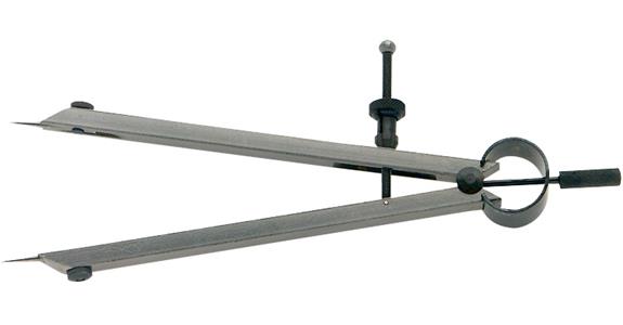 ATORN Federspitzzirkel mit HM-Spitzen Länge 300 mm