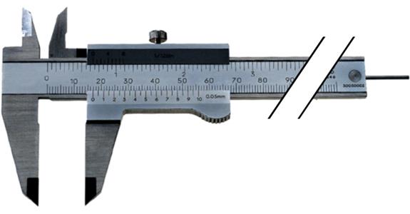ATORN Messschieber INOX 150 mm mit Feststellschraube