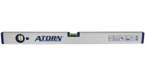 ATORN Wasserwaage aus Leichtmetall 2000 mm