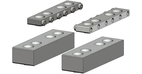 ATORN Spannbacken roh für 5-Achs-Spanner