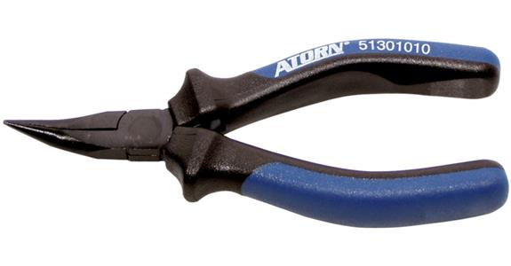 ATORN Elektronik-Spitzzange 125 mm gebogen