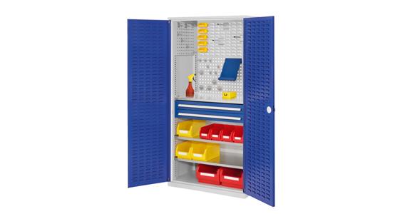 Schrank mit Schlitzplattentür MOD.1 7035/5010