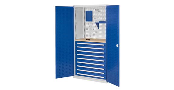 Schrank mit Lochplattentür, MOD.7, 7035/5010