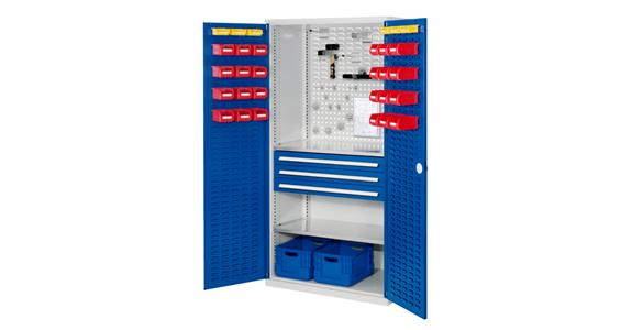 Schrank mit Schlitzplattentür MOD.5 7035/5010