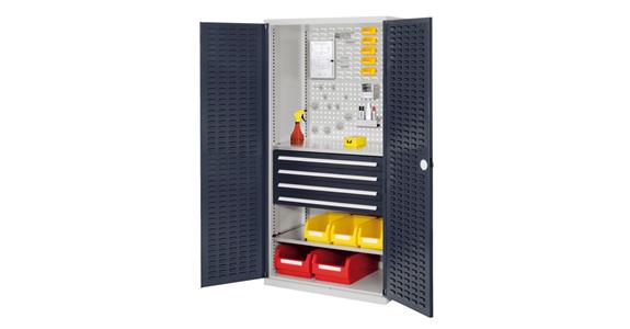 Schrank mit Schlitzplattentür MOD.4 7035/7016