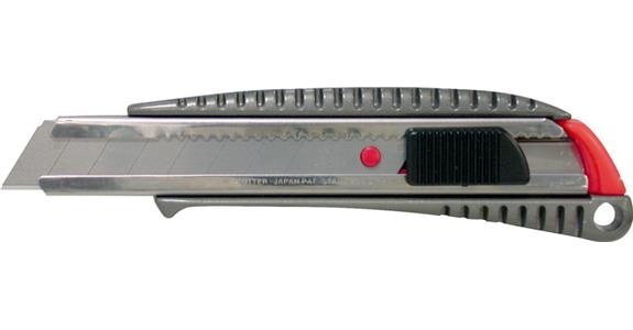 ATORN Cuttermesser mit 18 mm Abbrechklinge Metallgehäuse mit Schieber