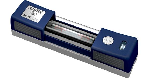 ATORN Präzisionswasserwaage Länge 200 mm, Skalenteilung Libelle 0,01 mm/m