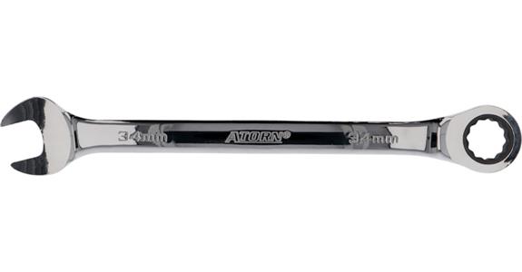 ATORN Knarren-Ringmaulschlüssel gerade 34 mm