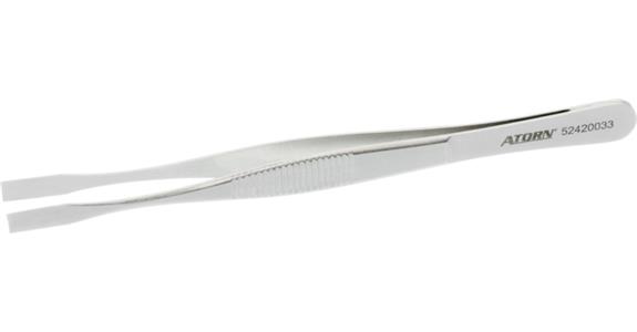 ATORN Greifpinzette nichtrostend 145 mm mit Beschichtung