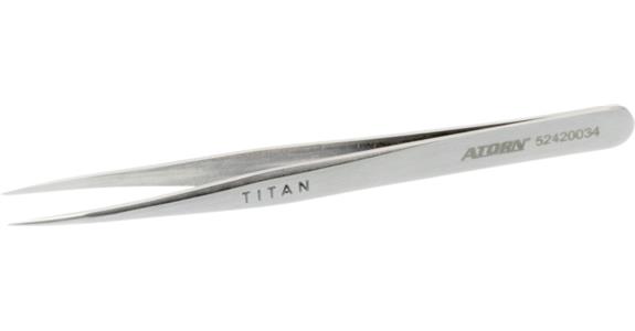 ATORN Titan-Pinzette 120 mm spitz