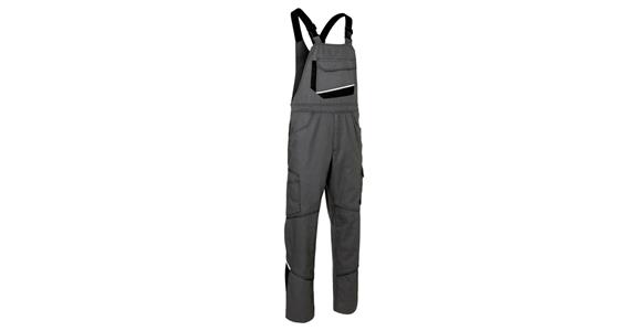 Latzhose IconiQ anthrazit/schwarz Gr. 52
