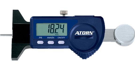 ATORN Klein-Tiefenmessschieber 25 mm, 0,01 mm elektronisch