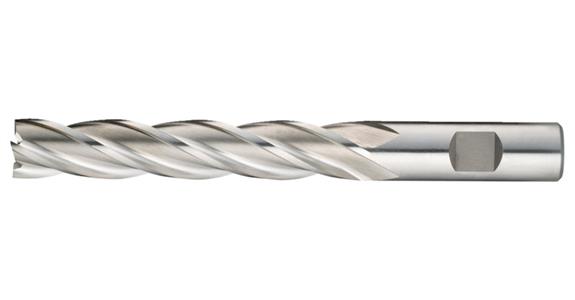 LIZZARD Schaftfräser, extra Lang, Typ N, gerade Stirn, zyl. HSS 16 x 145 mm