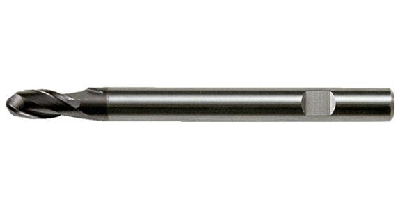VHM-HSC-Radiusfräser TiAlN lang Z=2 HB 4mm