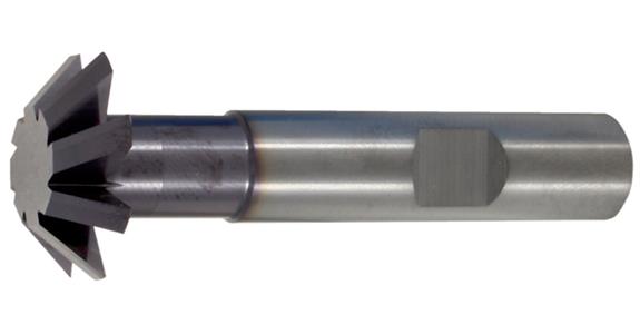 LIZZARD VHM-Winkelfräser 45° Form D 9 Schneiden DIN 6535 HB Alcrona L=71 mm Ø 32 mm