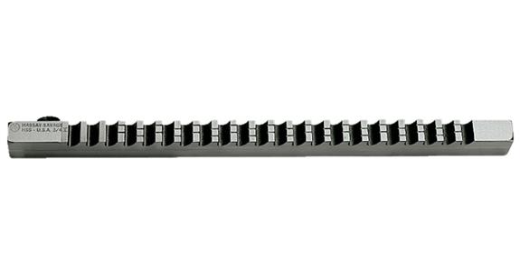 LIZZARD Stoßräumnadel (Keilnuten-Räumnadel) HSS Typ RD VI für Nut 20 mm