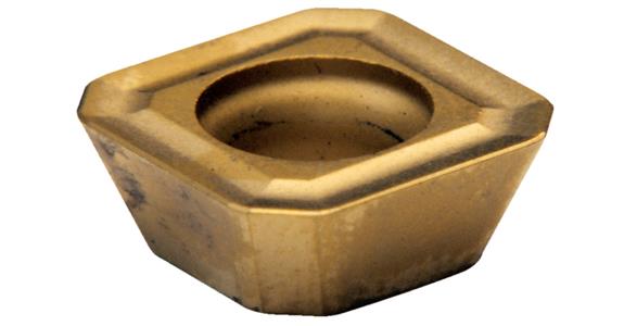 Fräswendeplatte SEET 1204AF H42/TiN, vierkant, positiv 20°