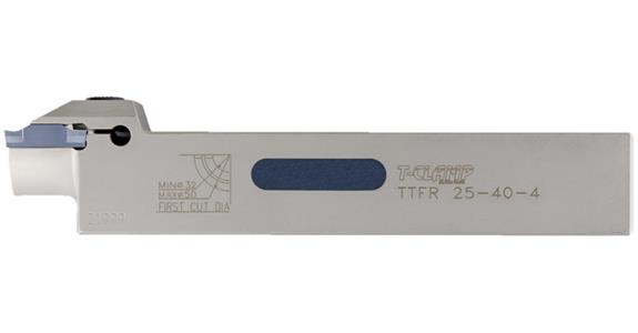 Klemmhalter zum Axial-Tief-Einstechen+Plandrehen links TTFL 25-50-4