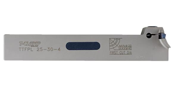Klemmhalter zum Axial-Tief-Einstechen+Plandrehen links TTFPL 25-40-4
