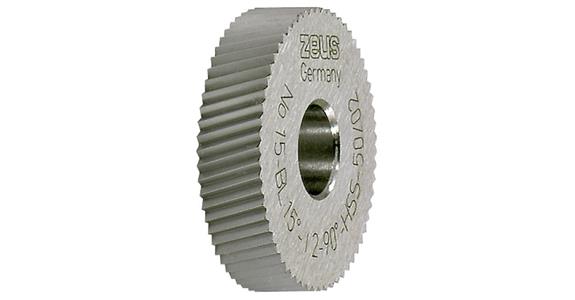 Rändelrad DIN 403 PM Form BL 15° Ø x Breite x Bohrung 21,5x5x8 mm Teilung 1,2 mm