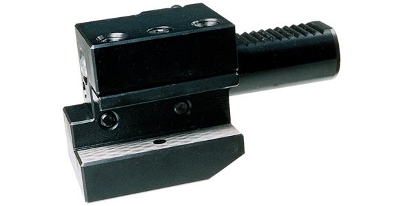 Vierkant-Längsaufnahme, Schaft-Ø 20 mm, rechts, Form C1, DIN 69880, Teil 4