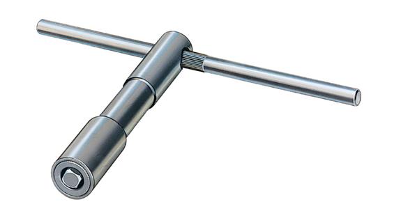 Sicherheits-Vierkant-Einsteckschlüssel 8 mm, mit Auswerferstift, für Drehfutter