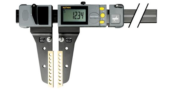 Digital-Werkstattmessschieber 0-620 mm Leichtbau mit Datenausgang