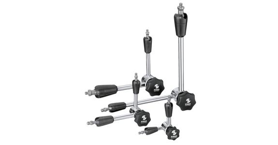 Anbau-Gelenkstativ L=392 mm Tragkraft ca. 60 N mit mechanischer Zentralklemmung