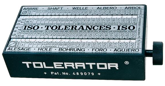 LIZZARD ISO-Toleranzenschlüssel Tolerator, Kunststoffgehäuse 110x60x30 mm