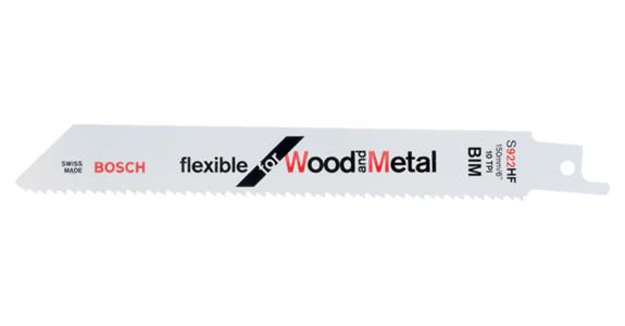 Säbelsägeblatt S 922 HF Flexible for Wood and Metal Pack = 5 Stück