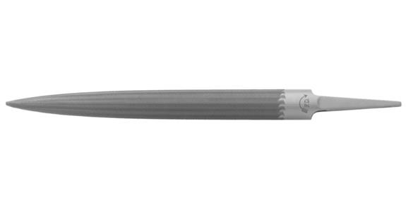 Präzisions-Halbrundfeile mit feiner Spitze Länge 100 mm Hieb 1