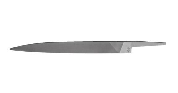 Präzisions-Messerfeile Rücken ungehauen Länge 200 mm Hieb 1