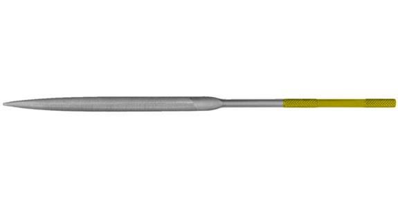 CORINOX®-Nadelfeile halbrund für VA-Stahl exotische Legier. L=180 mm S-Hieb 0