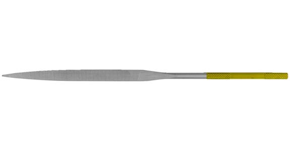 CORINOX®-Nadelfeile flachspitz für VA-Stahl exotische Legier. L=180 mm S-Hieb 0