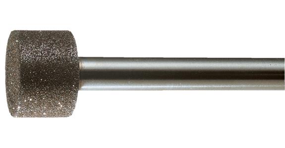 Diamant-Schleifstift Zylinderform Ø 12 x 8 mm Schaft-Ø 6 mm D126