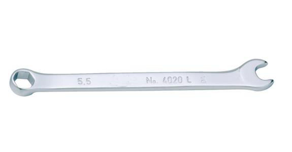 Ring-Maulschlüssel flach 15° V-Extra-Stahl SW 3,2x3,2 mm