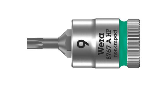 1/4 Zoll TORX®-Schraubendreher-Einsatz T 9 mit Haltefunktion