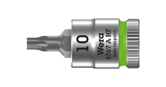 1/4 Zoll TORX®-Schraubendreher-Einsatz T 10 mit Haltefunktion