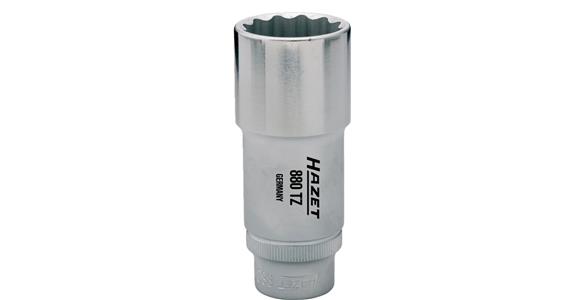 3/8 Zoll 12kant Steckschlüssel-Einsatz lang CV-Stahl SW 15 mm