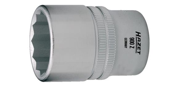 Steckschlüsseleinsatz 8 mm 1/2' DIN 3124 Doppelsechskant