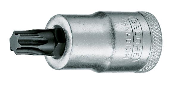 1/2 Zoll Innen-TORX®-Schraubendreher-Einsatz CV-Stahl Größe T 60x55 mm