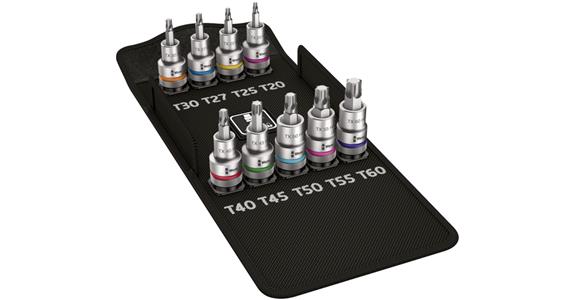 1/2 Z Zyklop TORX®-Schraubendreher-Einsatz 9tlg. T 20/25/27/30/40/45/50/55/60