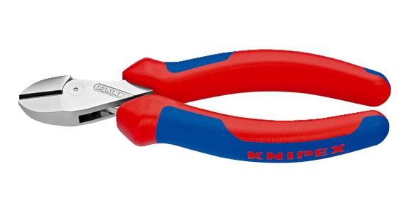 Seitenschneider X-CUT 160mm mit verchromten Kopf + Mehrkomponenten-Hüllengriffe