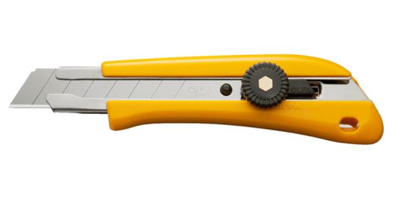 Universal-Messer mit abbrechbarer einziehbarer Klinge Rädchenarretierung B=18 mm