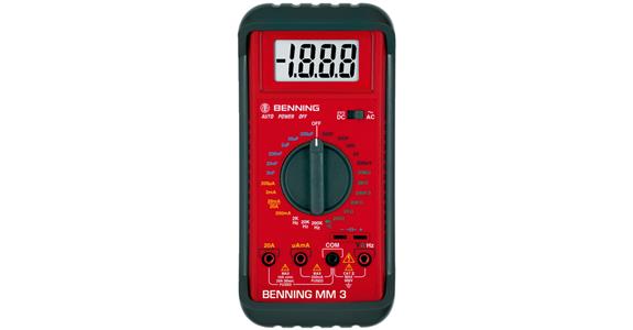 Digital-Multimeter MM 4 mit Stromzangenaufsatz