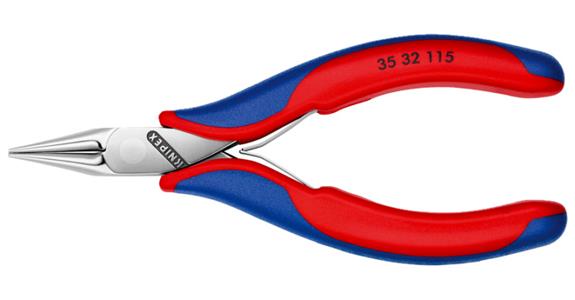Elektronik-Greifzange runde, spitze Backen Länge 115 mm